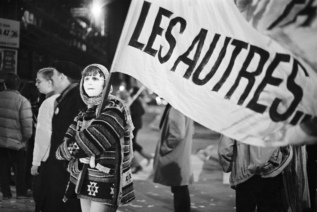 Manifestation antiraciste à Bruxelles, 1981. 
